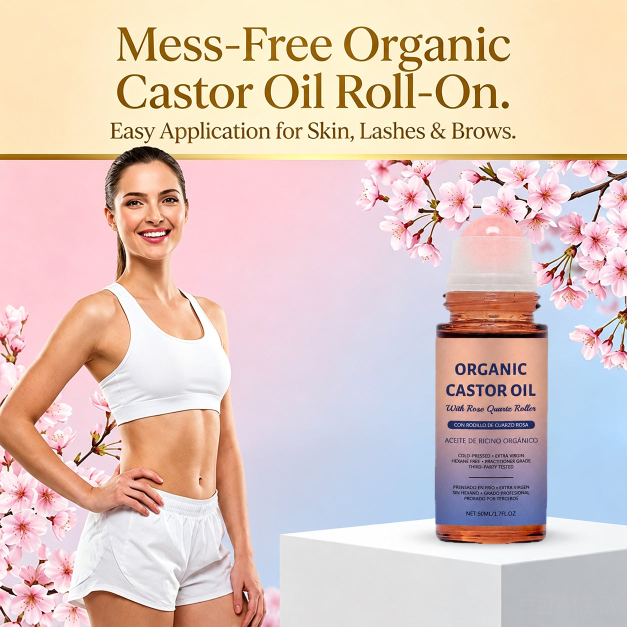 Pureyan New upgrade Organic Castor Oil Roll-On