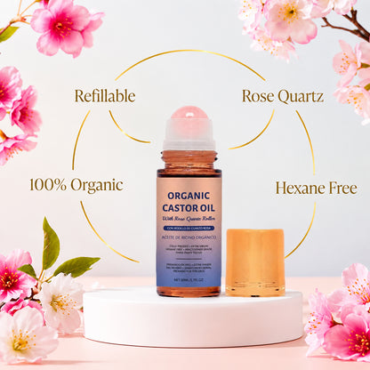 Pureyan New upgrade Organic Castor Oil Roll-On