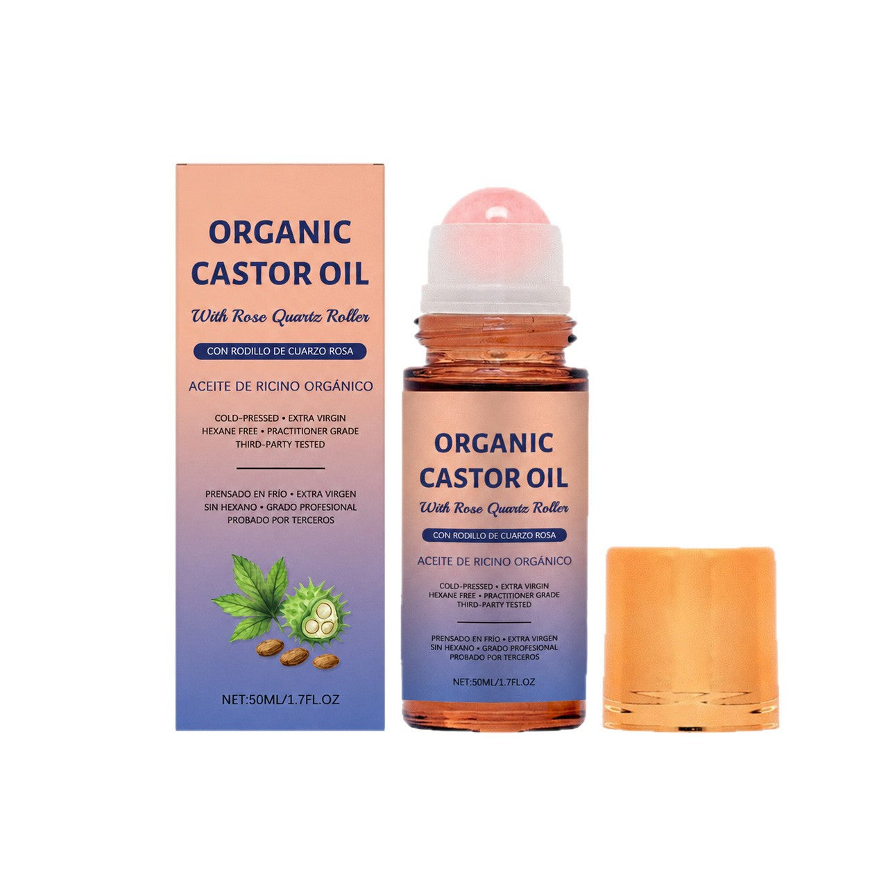 Pureyan New upgrade Organic Castor Oil Roll-On